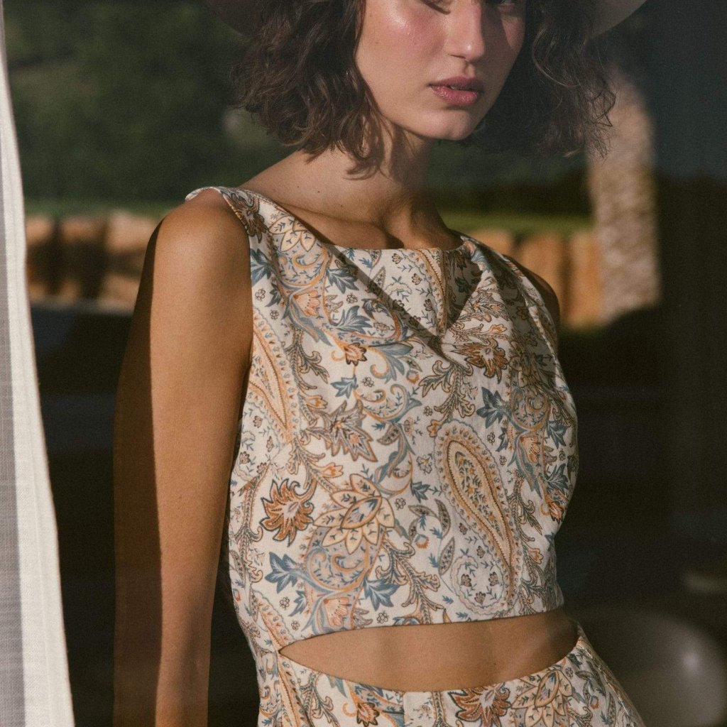 Charlie Holiday Ivy Dress In Paisley | Size M